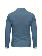 Emerson | Verfijnde Lange Mouwen Polo Shirt