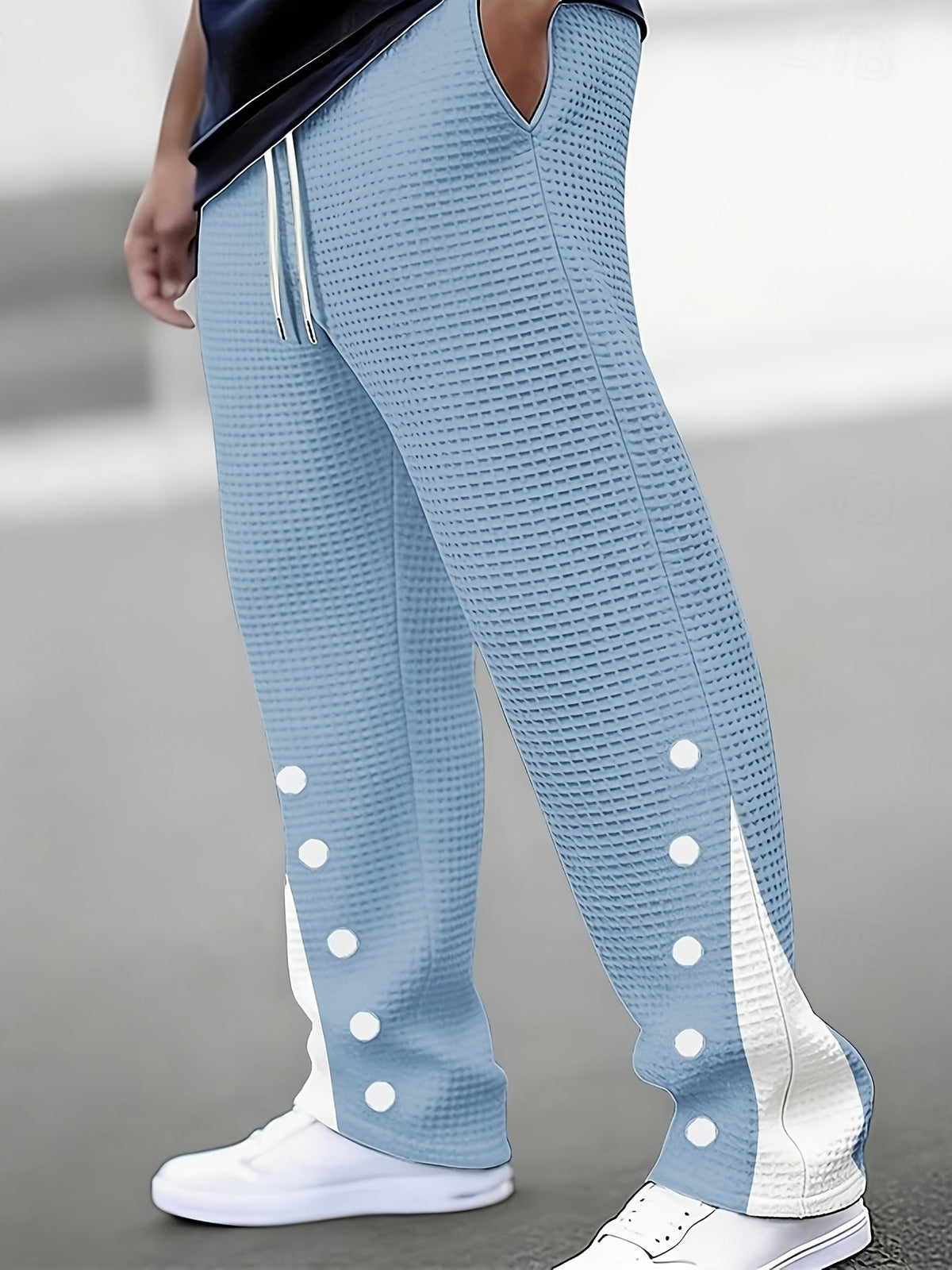 Spencer | Ontspannen Wafel-Textuur Broek