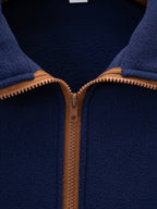 Russell | Halve-rits Stand-Kraag Pullover
