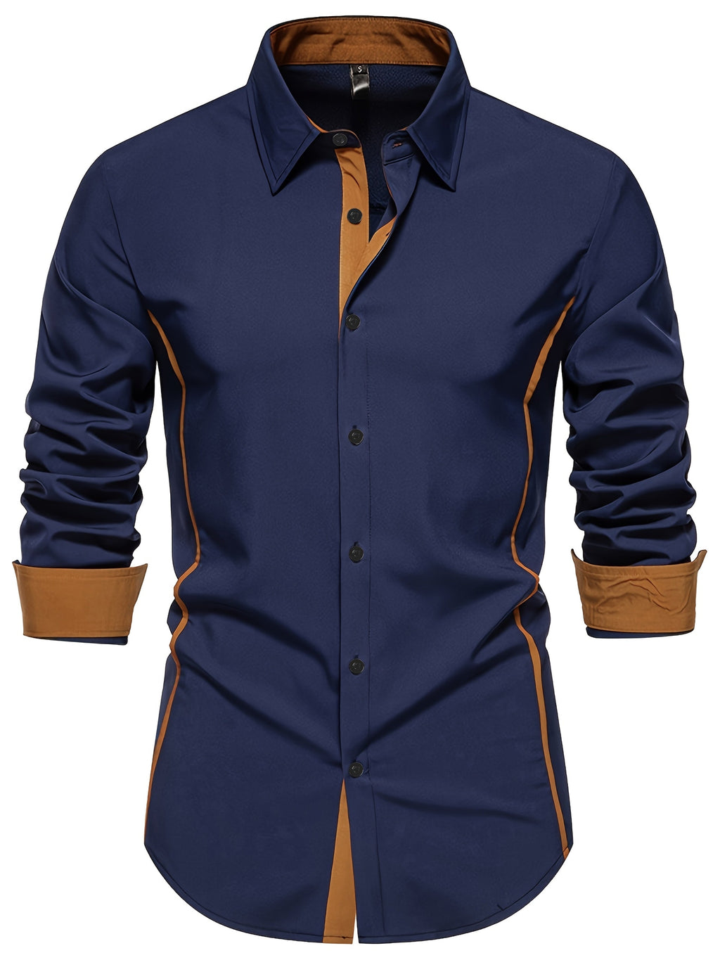 Harlan | Contrast-Trim Overhemd met Knopen