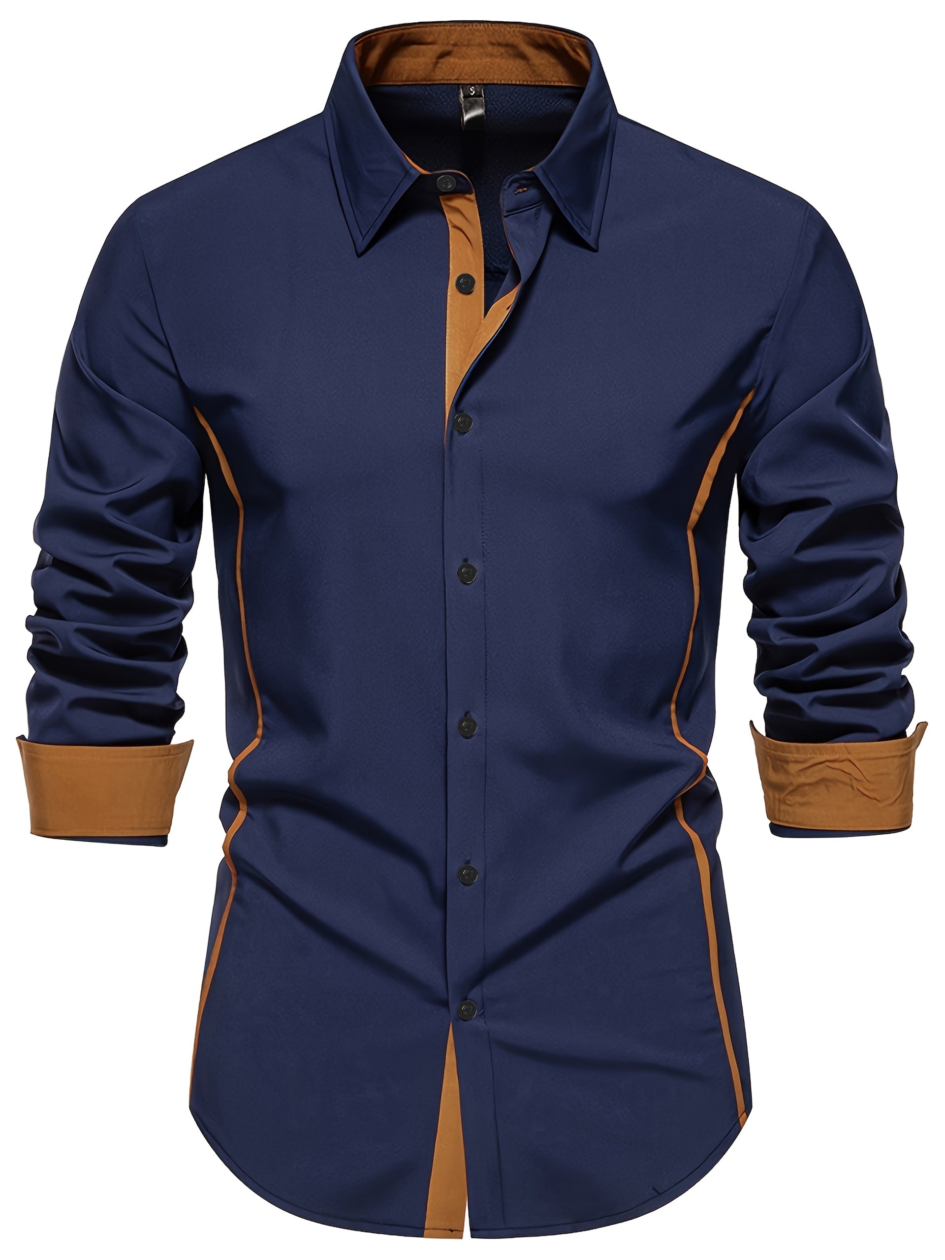 Harlan | Contrast-Trim Overhemd met Knopen
