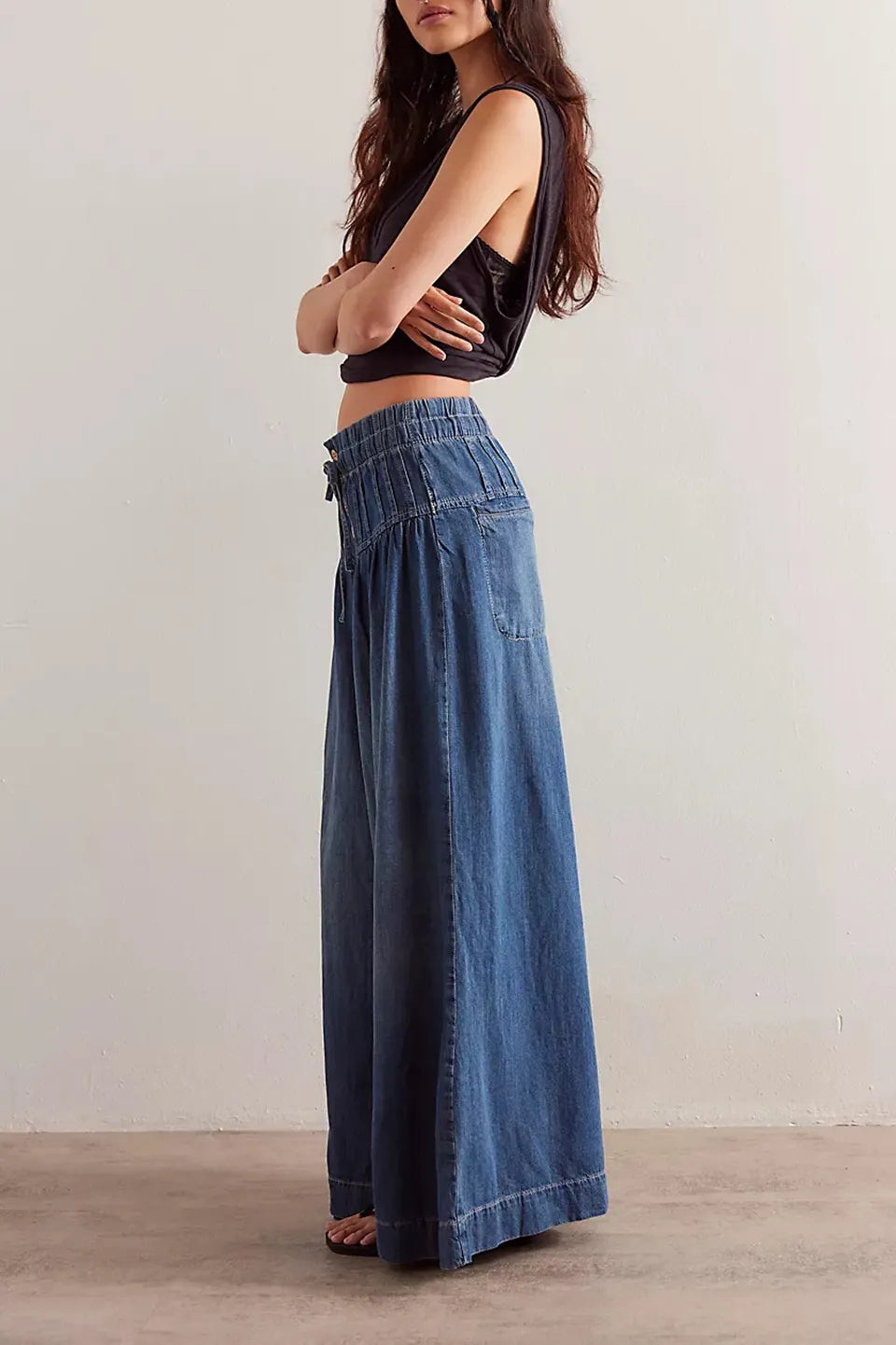GRETA | BREDE LEGS LOSSE PAS JEANS