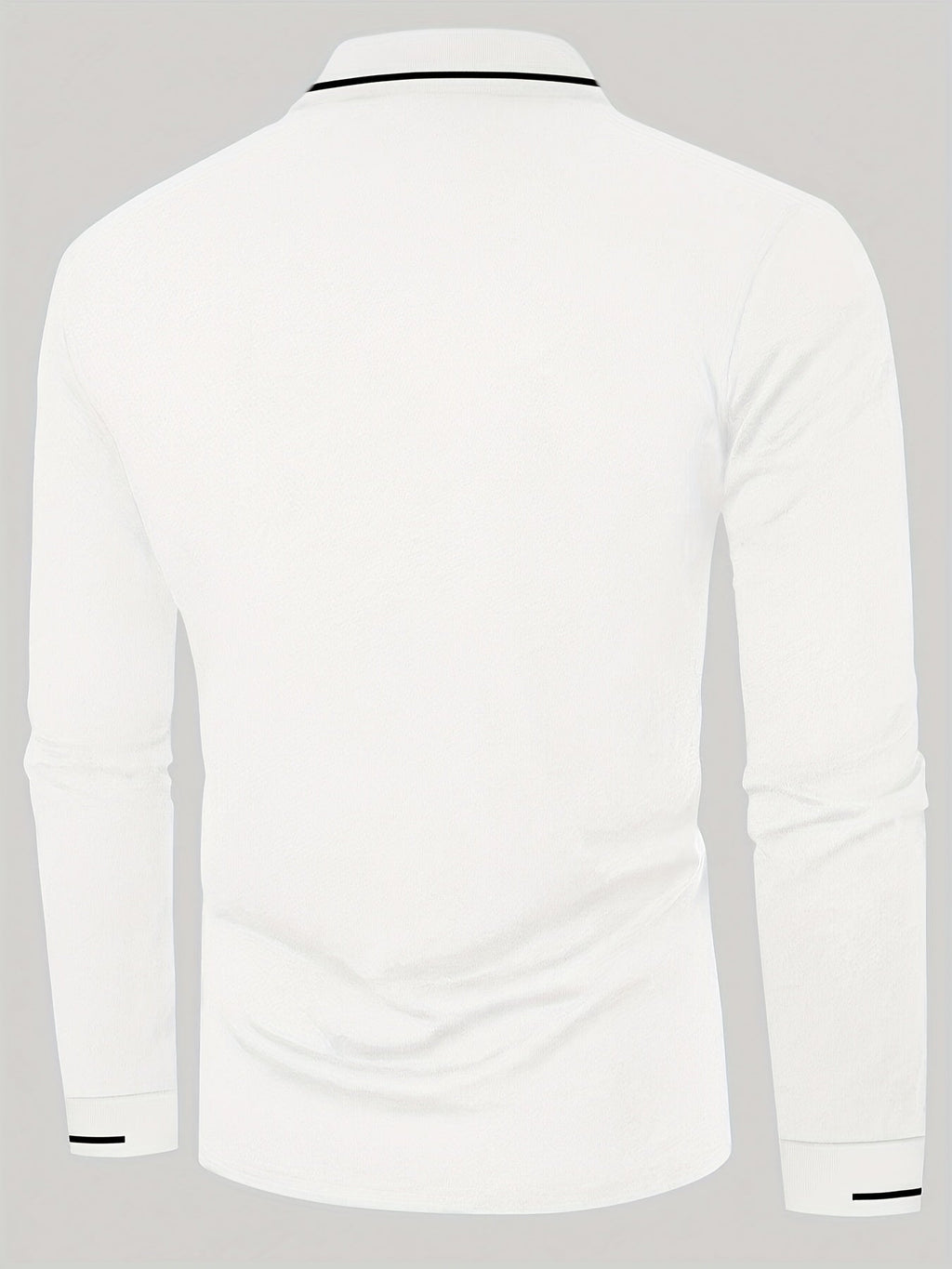 Emerson | Verfijnde Lange Mouwen Polo Shirt