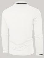 Emerson | Verfijnde Lange Mouwen Polo Shirt