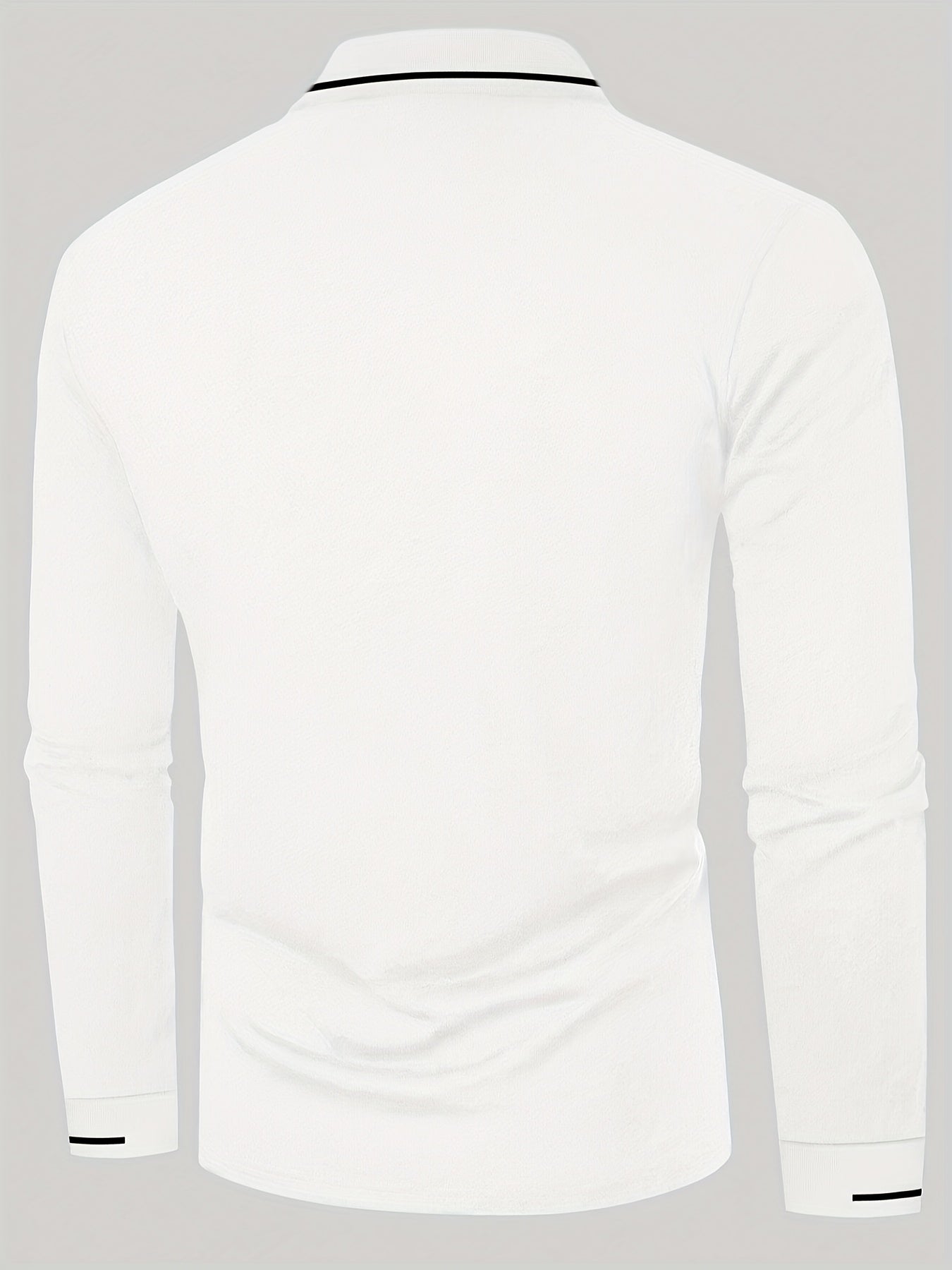 Emerson | Verfijnde Lange Mouwen Polo Shirt