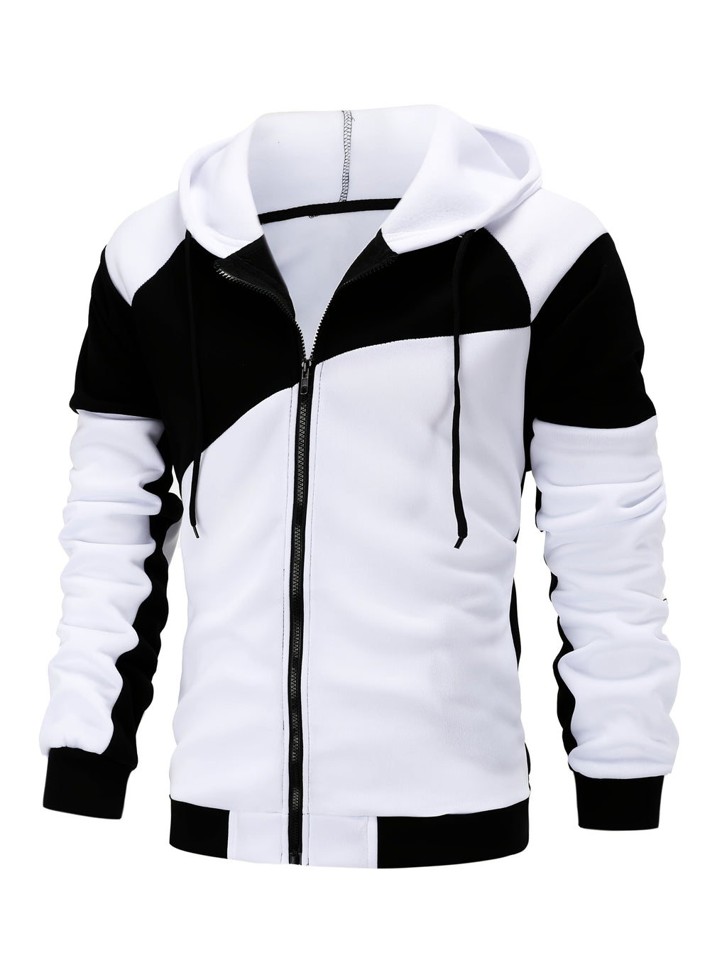 Carter | Kleurblok Rits-Op Hoodie Jacket