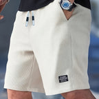Harrison | Textured Drawstring Casual Shorts