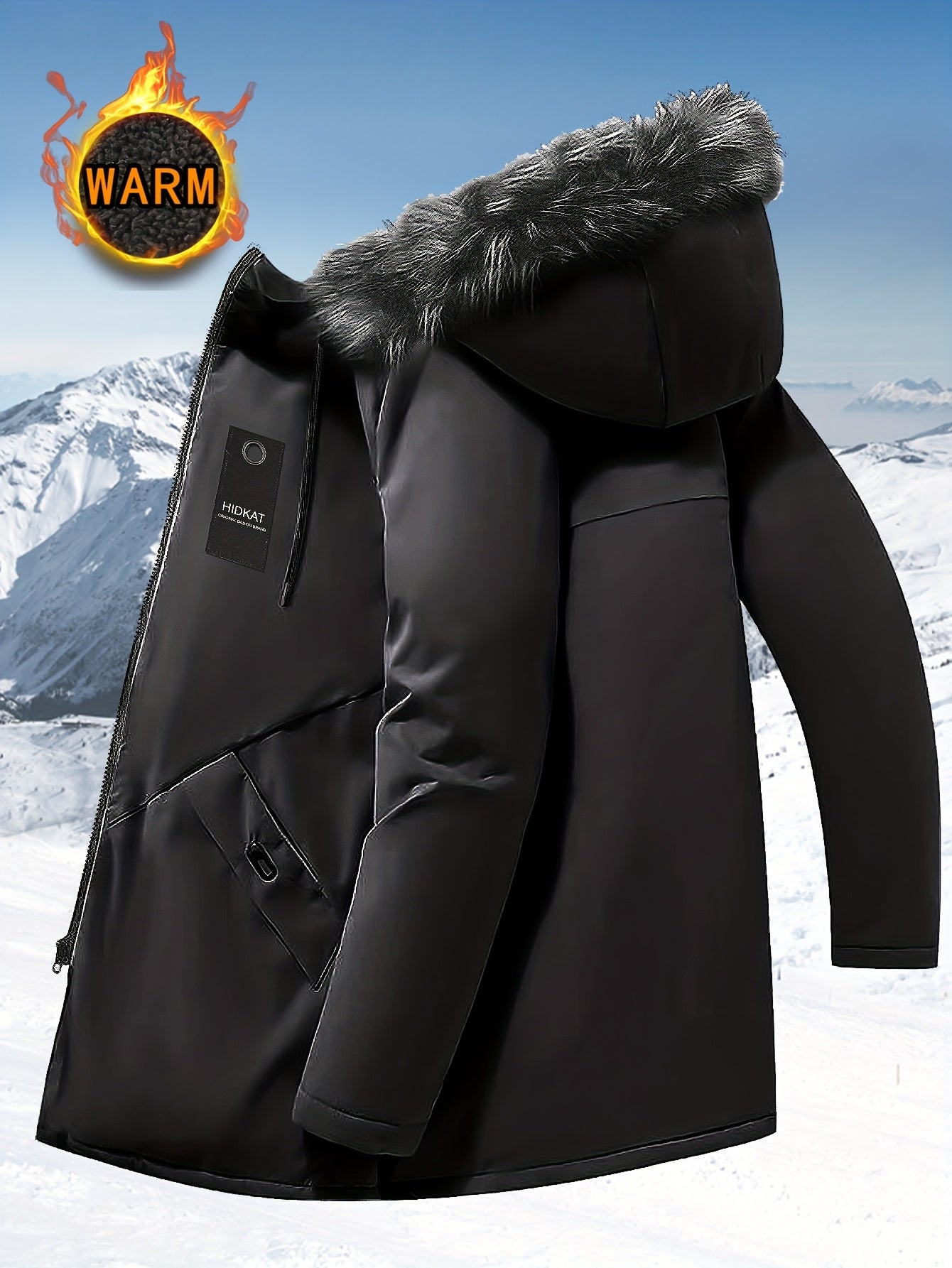 Elias | Gewatteerde Mid-Length Winter Parka