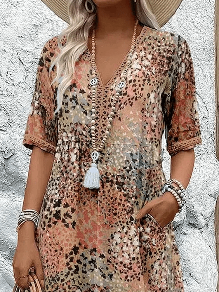 Skyler | Luchtige Ocean Zomerjurk