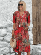 Skyler | Luchtige Ocean Zomerjurk