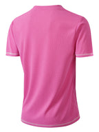 Maxwell | Getextureerde Knop-Hals T-shirt