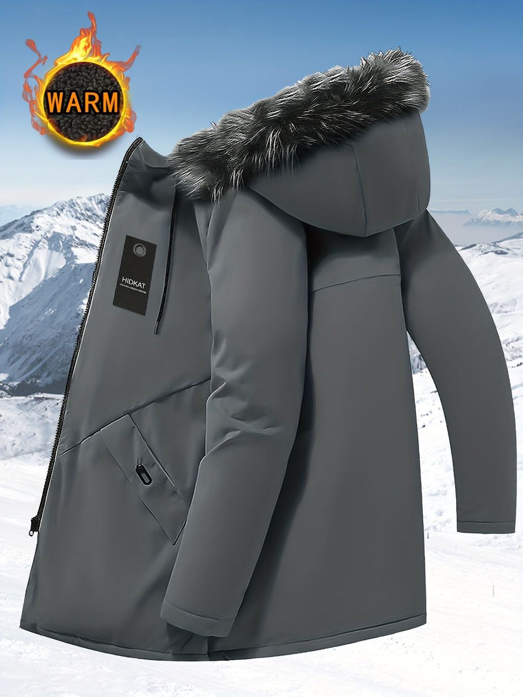 Elias | Gewatteerde Mid-Length Winter Parka