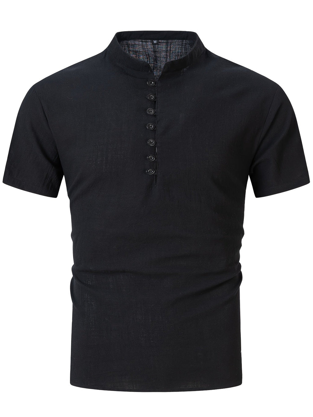 Elliot | Ontspannen Staande Kraag Shirt