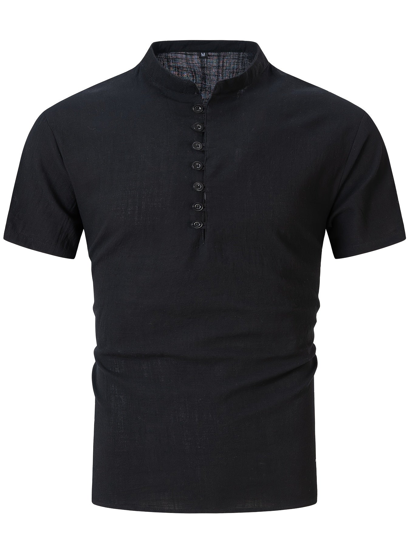 Elliot | Ontspannen Staande Kraag Shirt