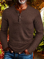 Callahan | Geribbelde Lange Mouwen Henley