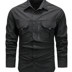 Damon | Robuuste Multi-Pocket Utility Shirt