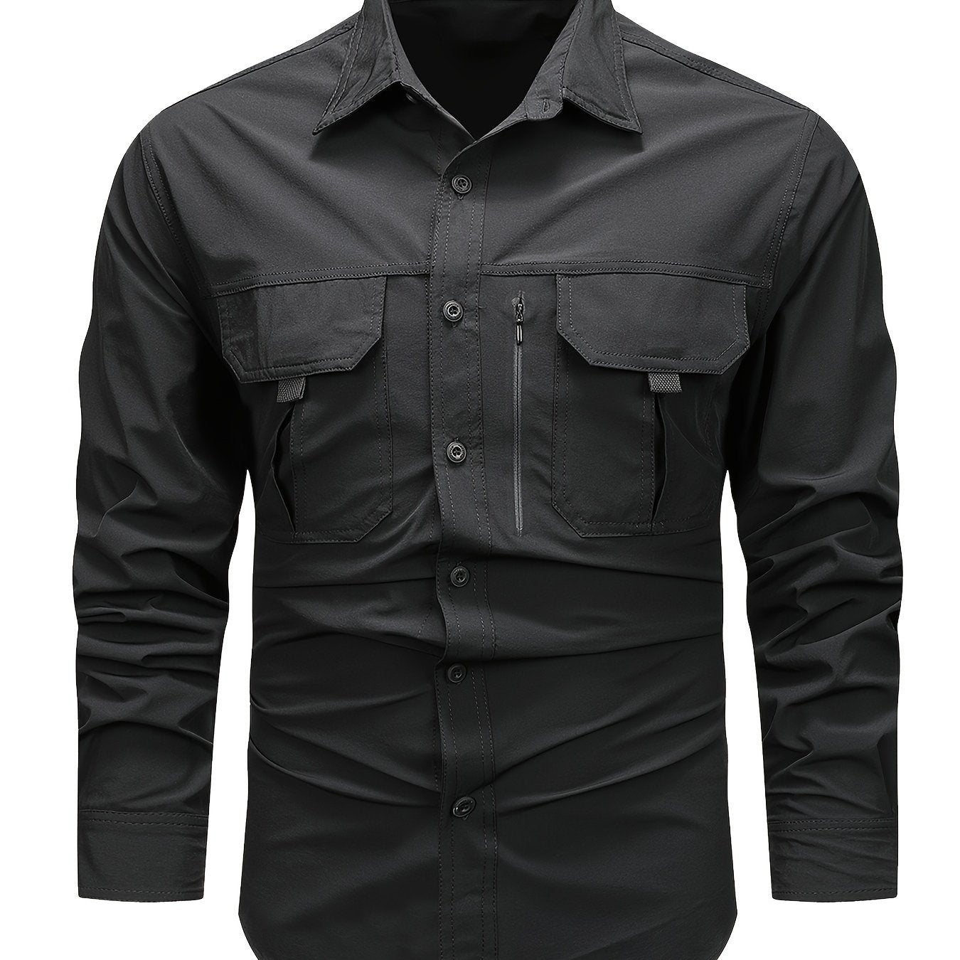 Damon | Robuuste Multi-Pocket Utility Shirt