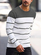 Bennington | Klassieke Gestreepte Crewneck Trui