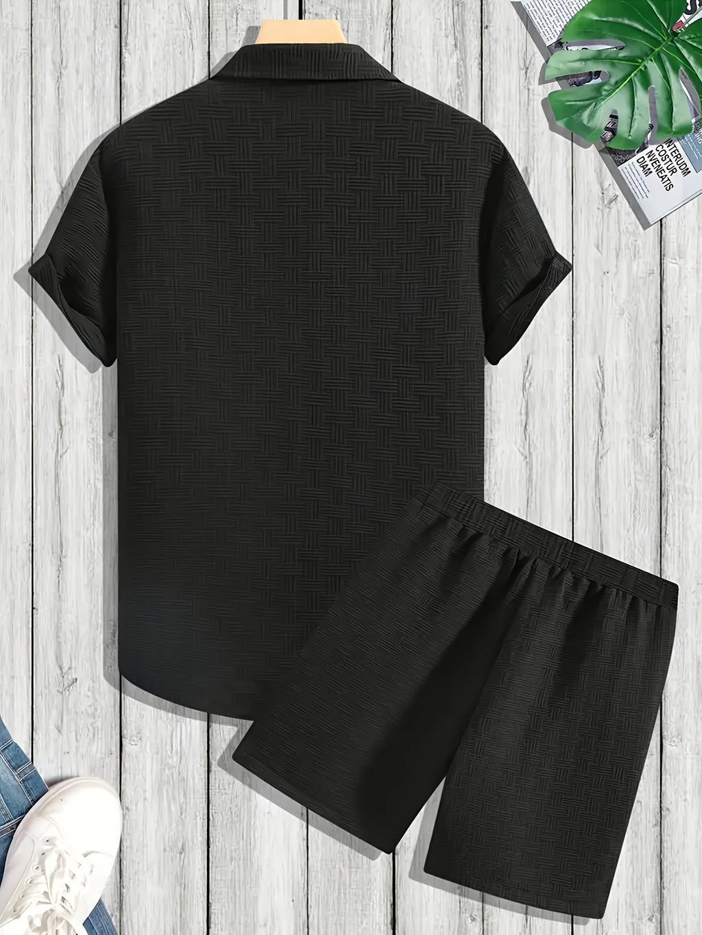 Miles | Textured Short Sleeve Set