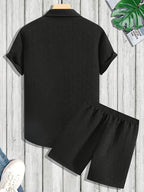 Miles | Textured Short Sleeve Set