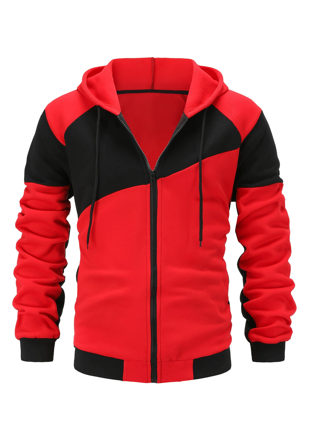 Carter | Kleurblok Rits-Op Hoodie Jacket