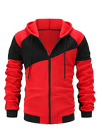 Carter | Kleurblok Rits-Op Hoodie Jacket