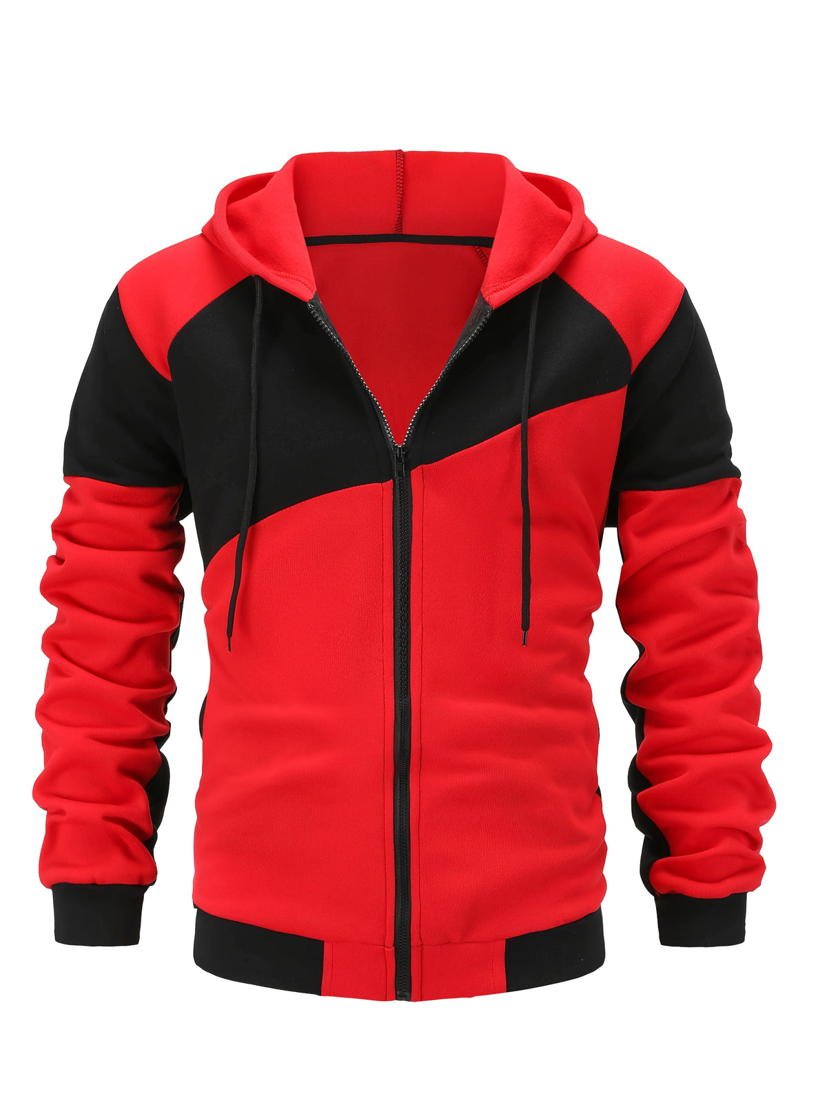Carter | Kleurblok Rits-Op Hoodie Jacket
