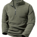 Foster | Staande Kraag Half-Zip Pullover