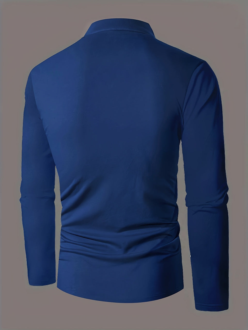 Gareth | Verfijnde Lange Mouwen Henley Shirt