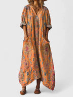 Aurora | Elegante Oversized Pocket Dress
