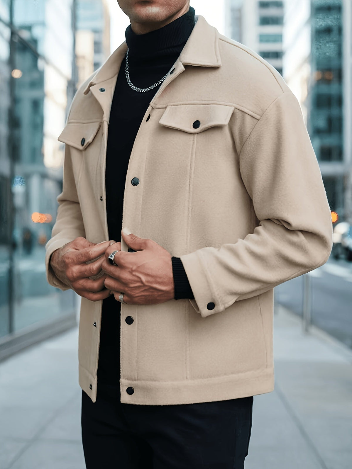 Lincoln | Klassieke Button-Up Jas