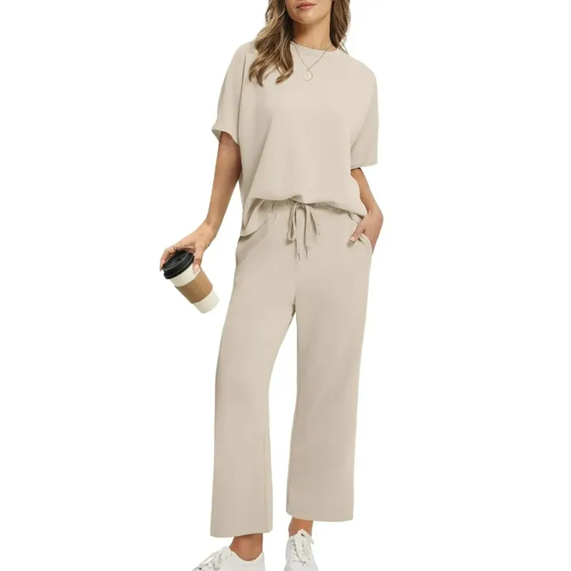 VANESSA | RELAXED RIBBELTOP & BROEKSET