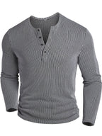 Callahan | Geribbelde Lange Mouwen Henley