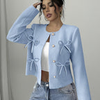 Seraphina | Cropped Jacket met Strikdetail