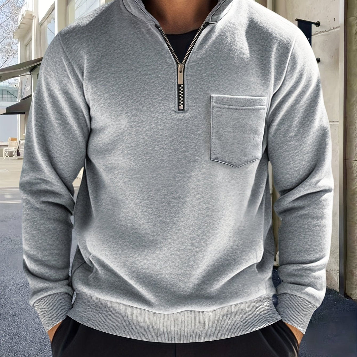 Donovan | Half-Zip Staande Kraag Pullover