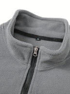 Foster | Staande Kraag Half-Zip Pullover