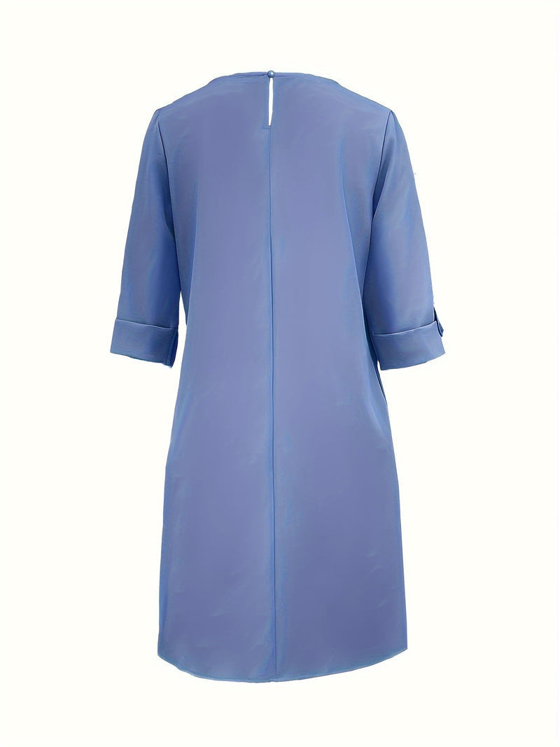 Eleanor | Comfortabele Ronde Halsjurk