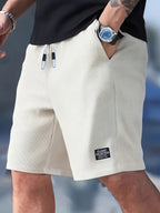 Harrison | Textured Drawstring Casual Shorts