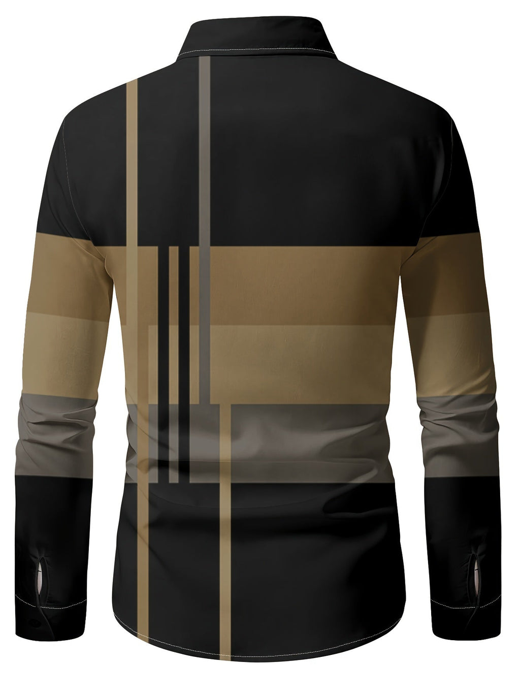 Nathan | Verfijnde Colorblock Overhemd met Knopen