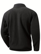 Foster | Staande Kraag Half-Zip Pullover