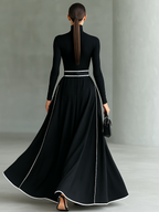 Rachelle™ Lange Mouwen Maxi Jurk + Gratis Ceintuur