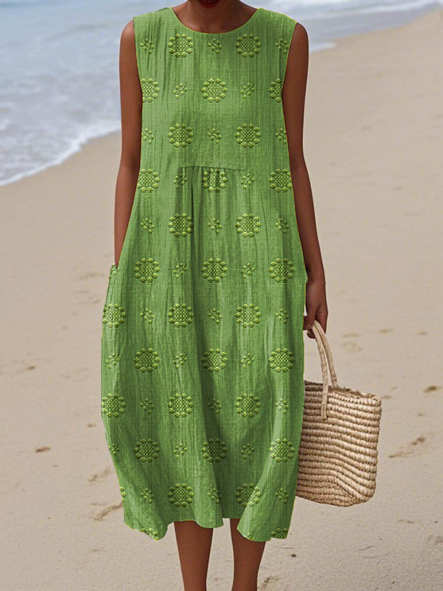 Hannah | Elegante Zomer Pocket Dress
