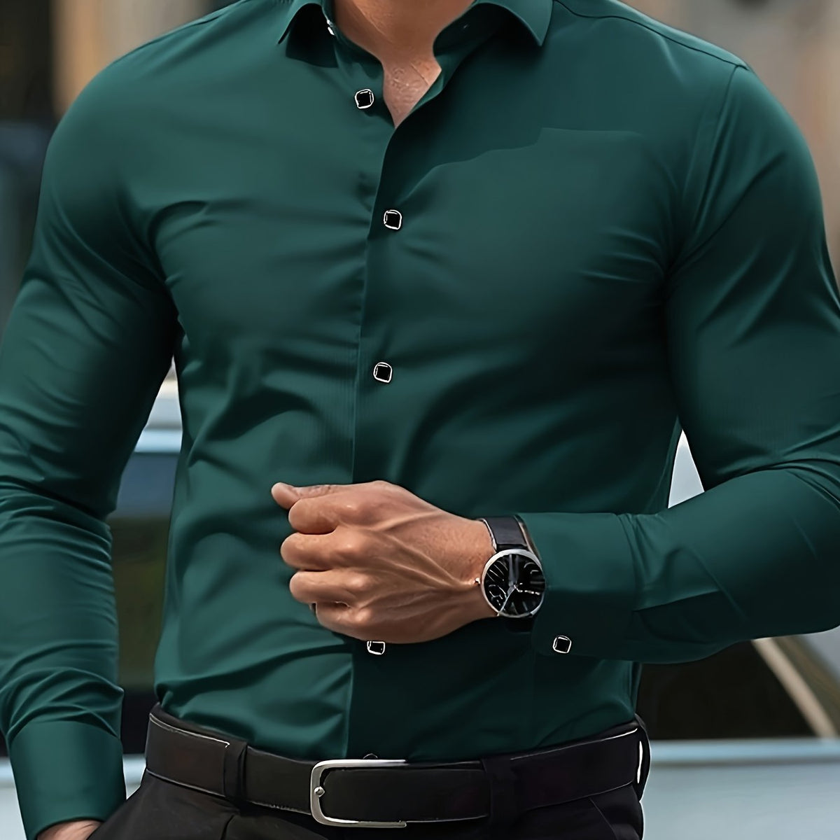 Quentin | Verfijnde Slim-Fit Overhemd