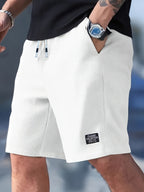 Harrison | Textured Drawstring Casual Shorts