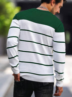 Bennington | Klassieke Gestreepte Crewneck Trui