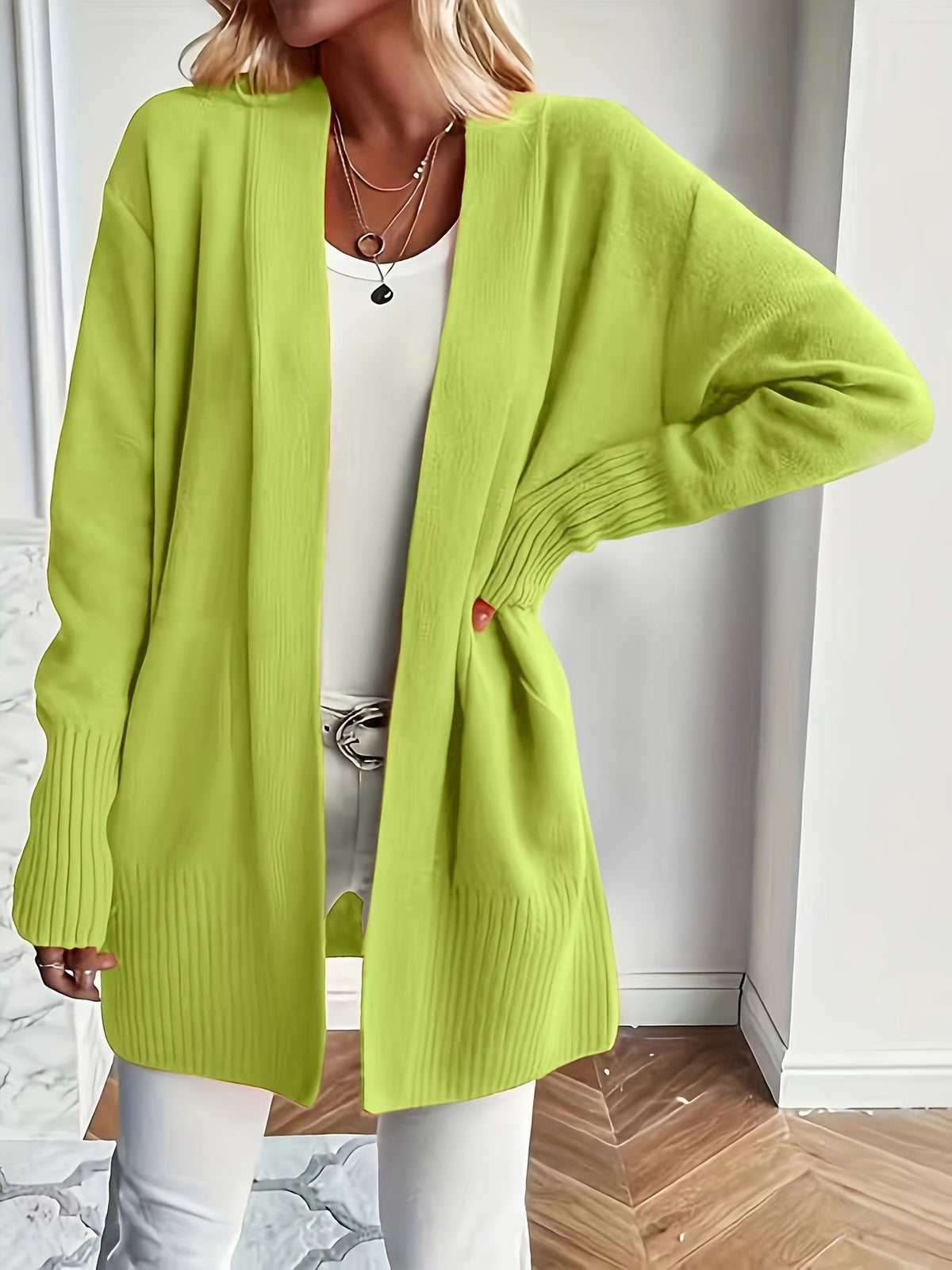 Charlotte | Gelaagde Open-Front Cardigan