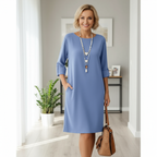 Eleanor | Comfortabele Ronde Halsjurk