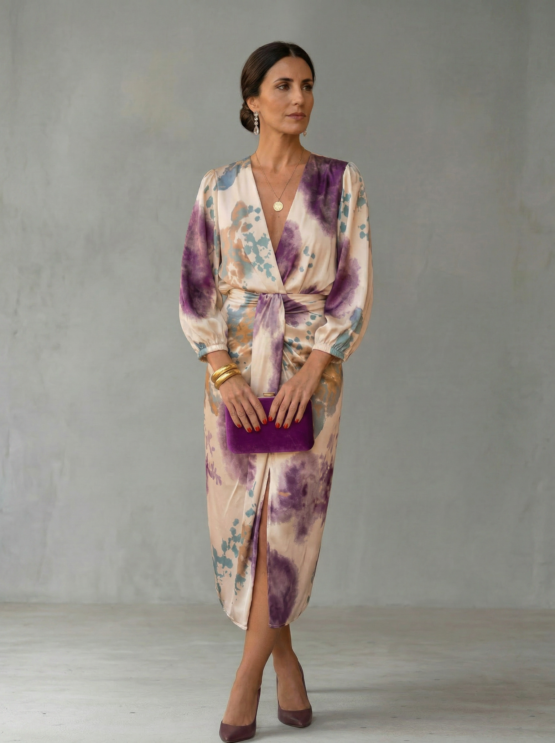 DIANA | ELEGANTE V-HALS JURK