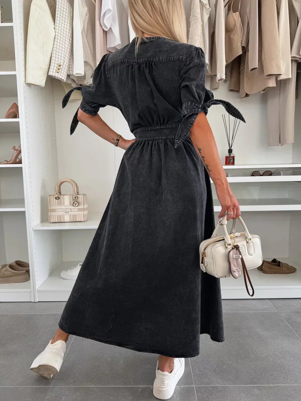 Ivy™ Elegante denim jurk
