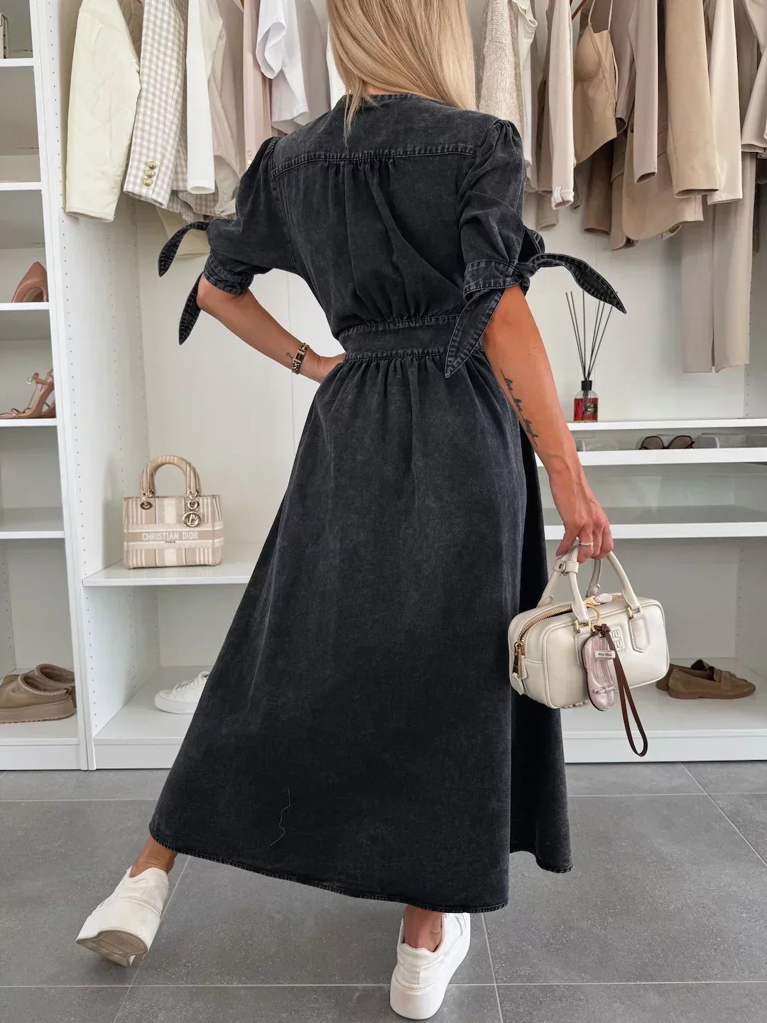Ivy™ Elegante denim jurk